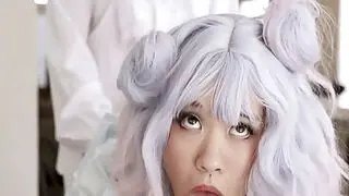 十七世纪颜射亚洲女仆——金米·金姆